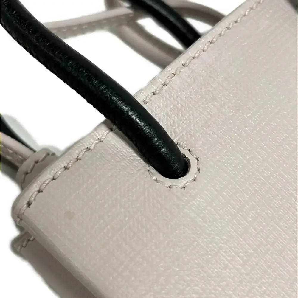 Balenciaga Shopping Phone Holder Shoulder Bag 593826 Light Pink Black